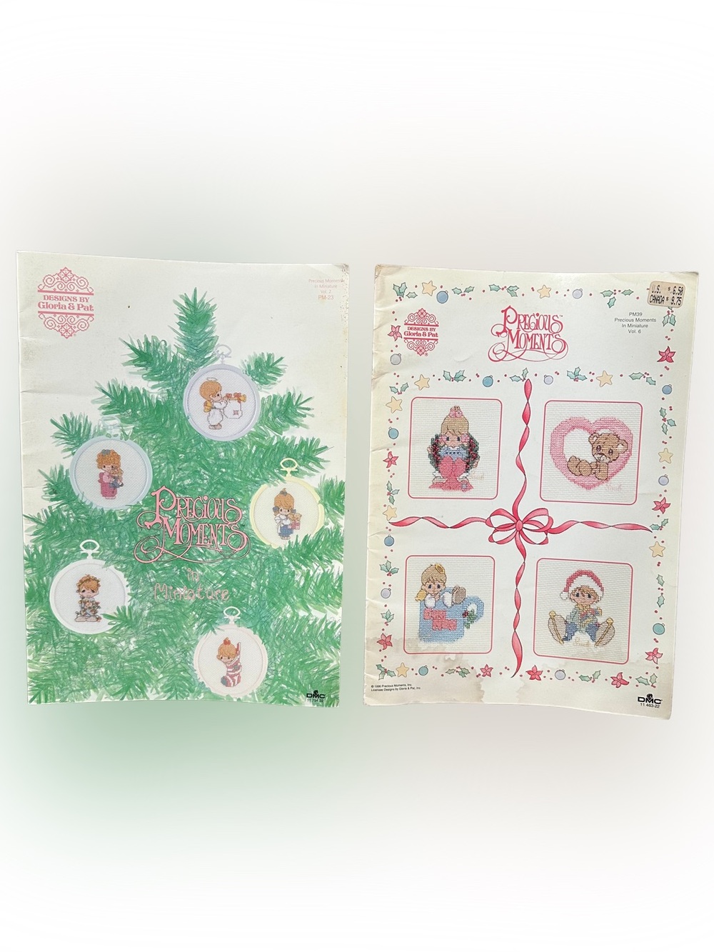 Vintage 90’s Gloria & Pat Precious Moments Mini Cross Stitch Pattern Books